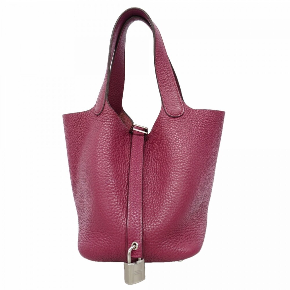 Hermes Picotin Lock PM handbag, Taurillon Clemence leather, Tosca design, □O ...